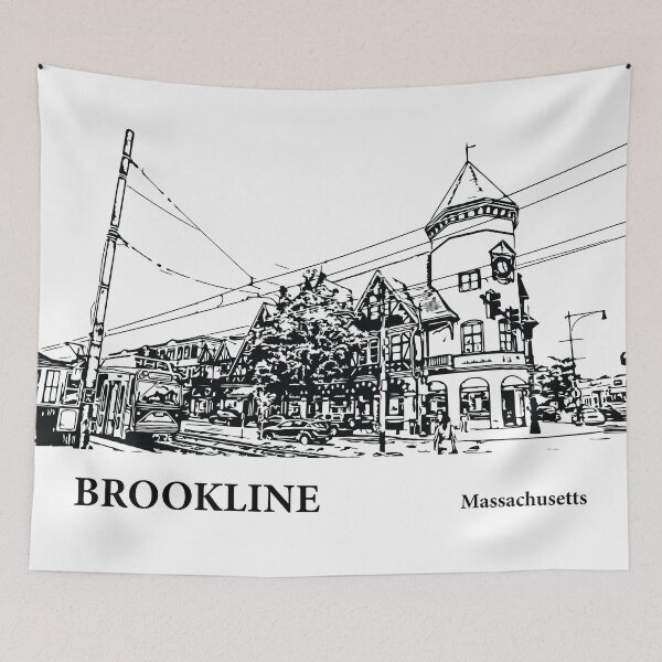 Item preview, Brookline Massachusetts designed and sold by Lakeric Cityscapes.