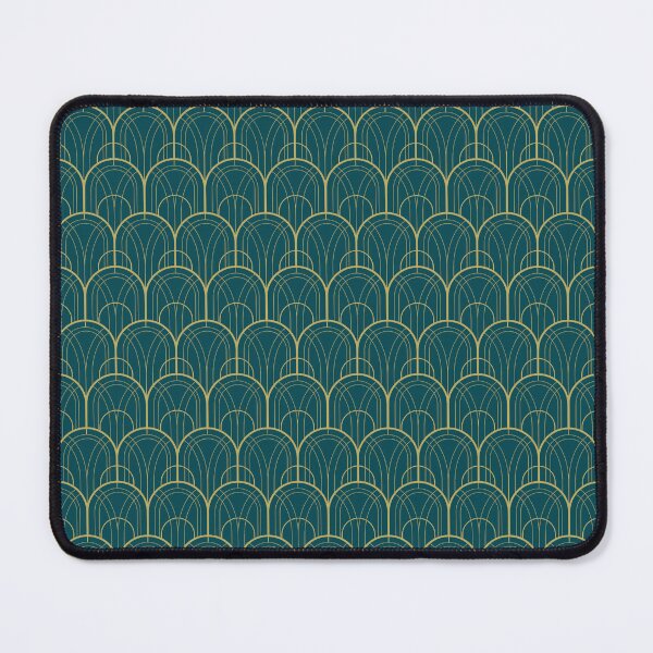 Item preview, Art deco blue and gold designed and sold by OtterFactory.