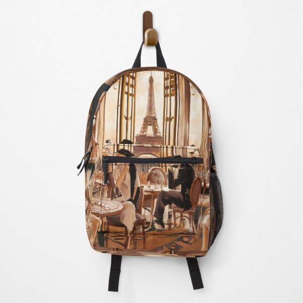 Item preview, Elegant Parisian Café with Eiffel View - Art Deco Style designed and sold by CARRAANN.