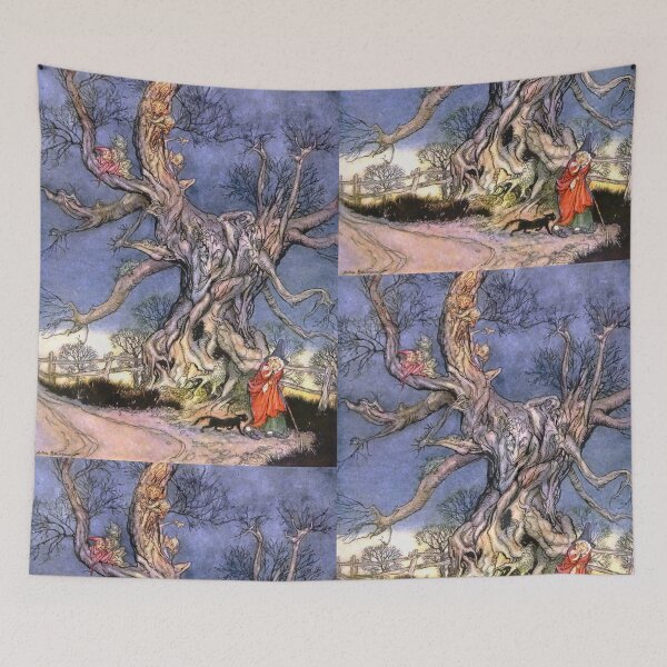 Item preview, Major Andres Tree - The Legend of Sleepy Hollow Arthur Rackham designed and sold by forgottenbeauty.