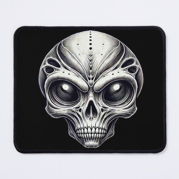 Item preview, Alien Skull 18 designed and sold by LaNadaYFundante.