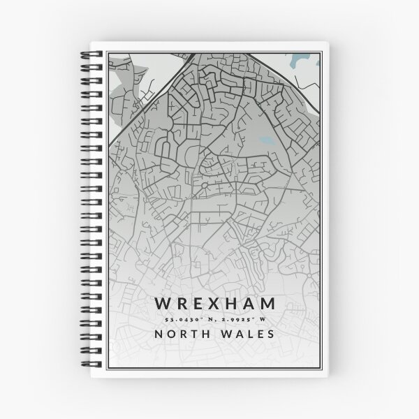 Item preview, Wrexham North Wales Street Map Decor designed and sold by tbcreationsuk.