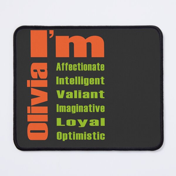 Item preview, Olivia: Custom Name Art with Positive Traits - New Color Palette designed and sold by JohanSD.