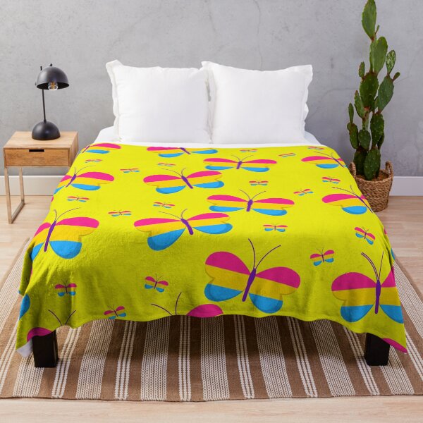 Item preview, PAN-terflies in my stomach - LGBTQIA+ Support designed and sold by SuchWowDesign.