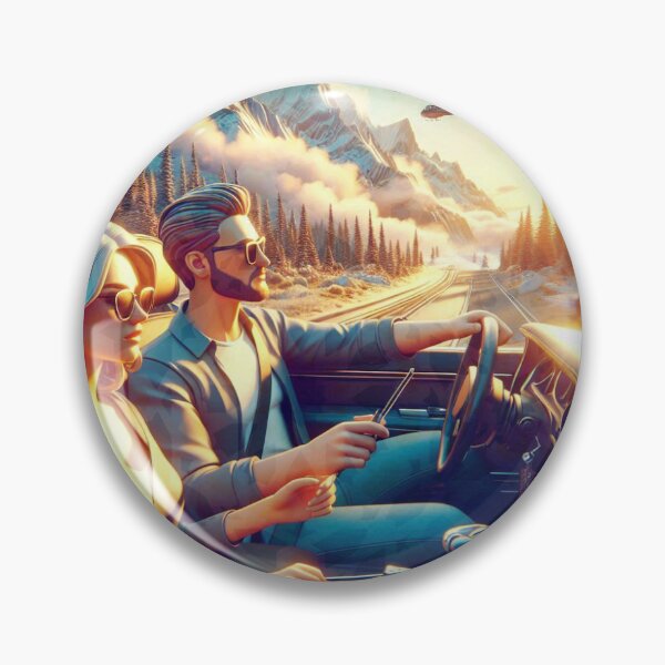 Item preview, Cruising the Peaks Luxury Car & Mountain Love designed and sold by choder61.