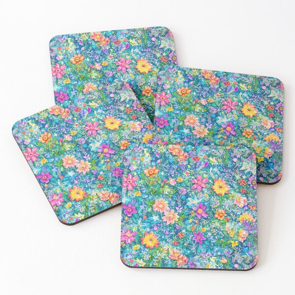 Item preview, Whimsical Garden Floral Pattern designed and sold by SeamPix.