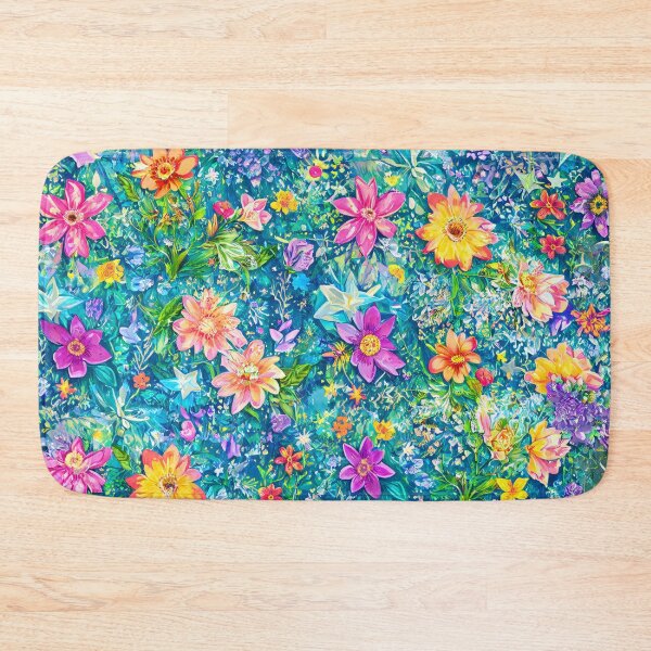 Item preview, Whimsical Garden Floral Pattern designed and sold by SeamPix.