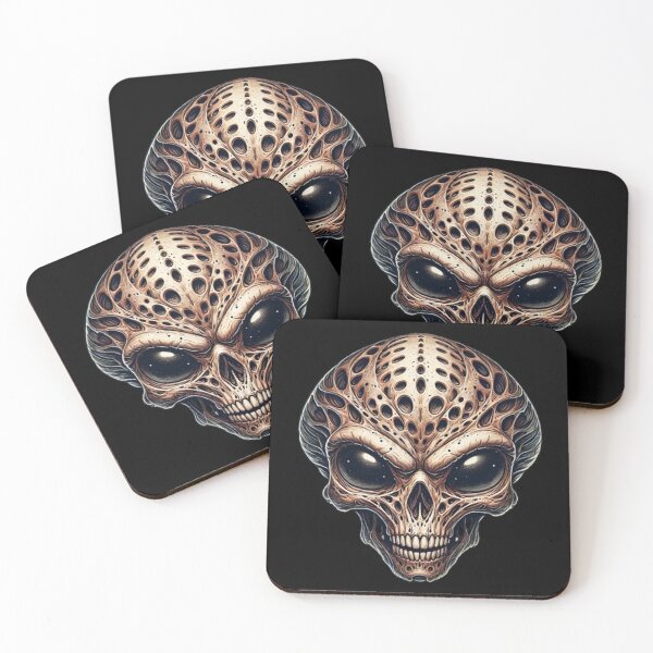 Item preview, Alien Skull 19 designed and sold by LaNadaYFundante.