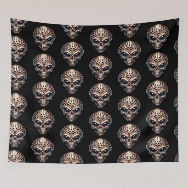 Item preview, Alien Skull 19 designed and sold by LaNadaYFundante.
