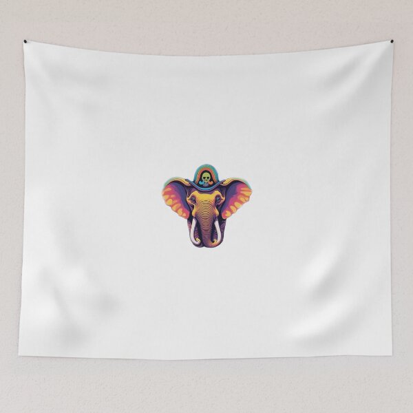 Item preview, Psychedelic pirate elephant  designed and sold by Pterodak.