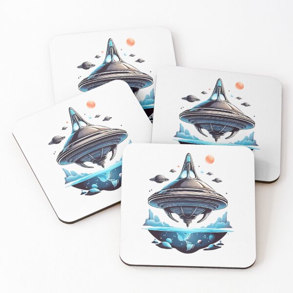 Item preview, UFO landing designed and sold by ElegantOutlines.