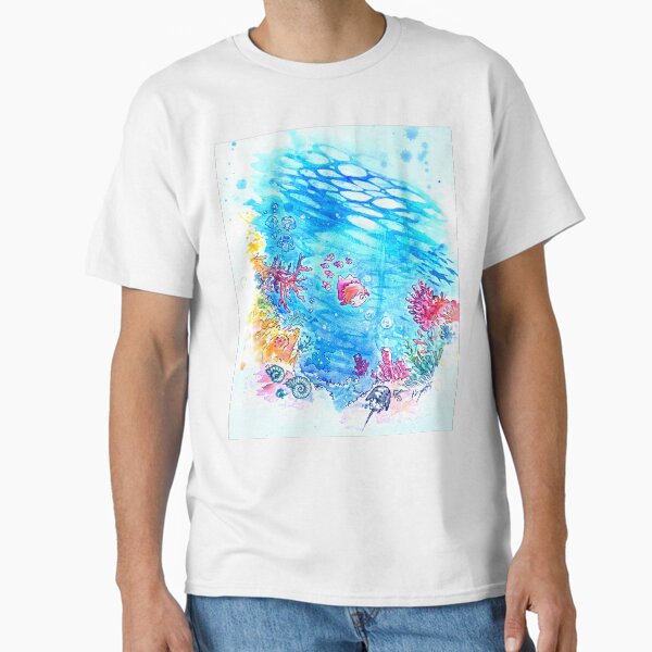 Artikel-Vorschau von Ponyo auf dem Klippenaquarell, designt und verkauft von Inkhov.