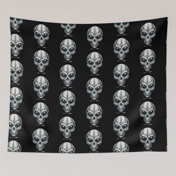 Item preview, Alien Skull 20 designed and sold by LaNadaYFundante.