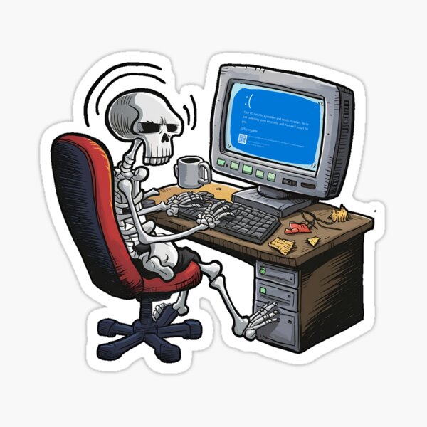 Artikel-Vorschau von CrowdStrike und Microsoft – Death Screen, designt und verkauft von TitoDesignerr.