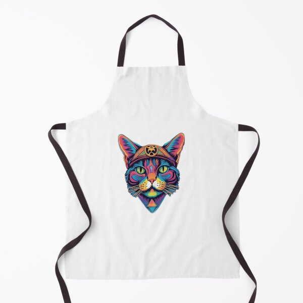 Item preview, Psychedelic pirate cat designed and sold by Pterodak.