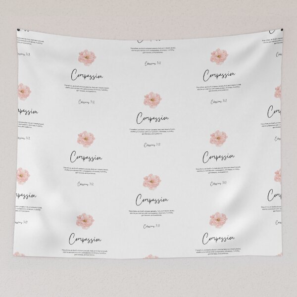 Item preview, Compassion-Inspired Bible Verse Art: Floral Compassion Collection designed and sold by angelyara.