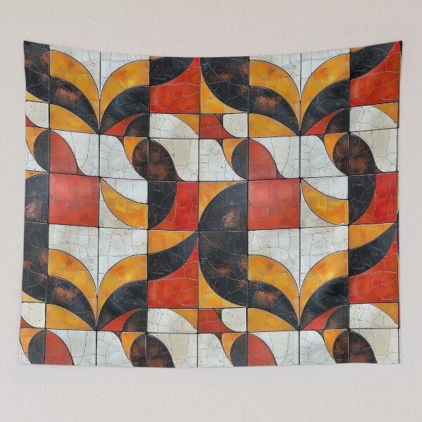 Item preview, Tile Pattern with Geometric Shapes designed and sold by purelypatterns.
