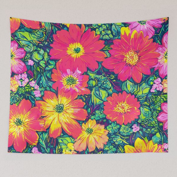 Item preview, Vibrant Floral Pattern designed and sold by SeamPix.
