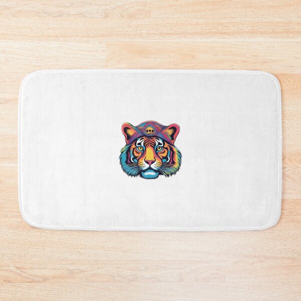 Item preview, Psychedelic pirate tiger designed and sold by Pterodak.