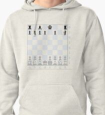 Chess, board game, strategic skill, players, checkered board, player, game,  sixteen pieces Pullover Hoodie