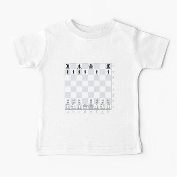 Chess, board game, strategic skill, players, checkered board, player, game,  sixteen pieces Baby T-Shirt