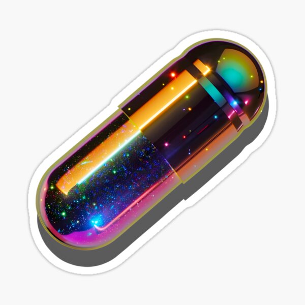 Holographic Pill Sticker