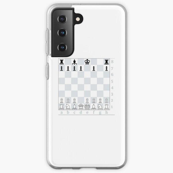 Chess, board game, strategic skill, players, checkered board, player, game,  sixteen pieces Samsung Galaxy Soft Case