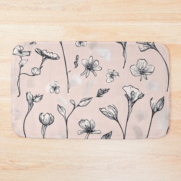 Item preview, Minimalist Floral Pattern designed and sold by SeamPix.