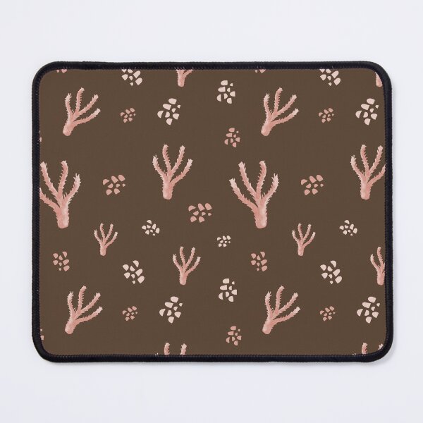 Item preview, Corals pattern / brown background  designed and sold by KolLiArt.