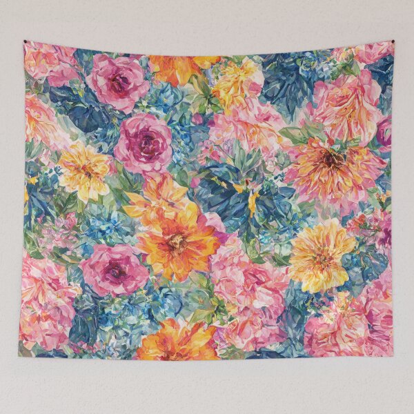 Item preview, Vibrant Captivating Floral Pattern designed and sold by SeamPix.