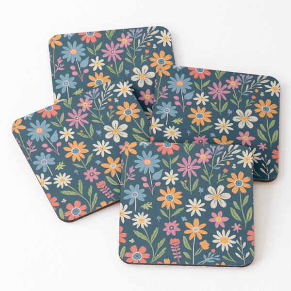 Item preview, Whimsical Floral Pattern In Hand Drawn Style designed and sold by SeamPix.