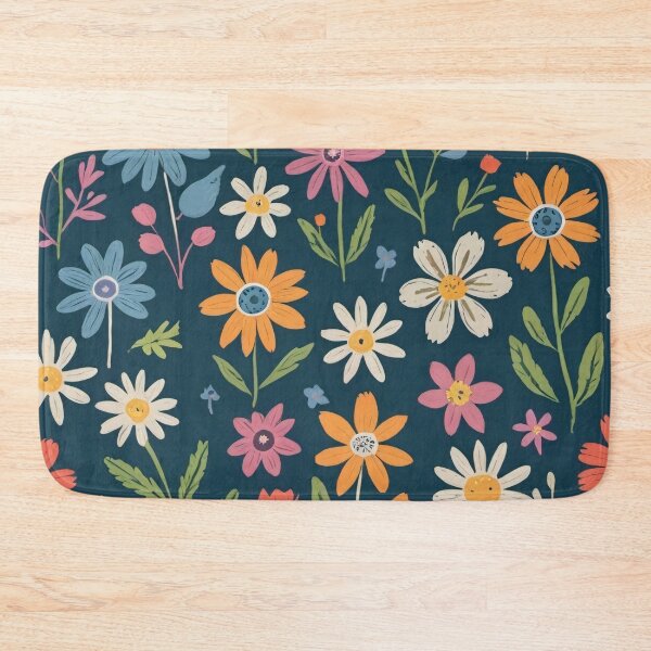 Item preview, Whimsical Floral Pattern In Hand Drawn Style designed and sold by SeamPix.