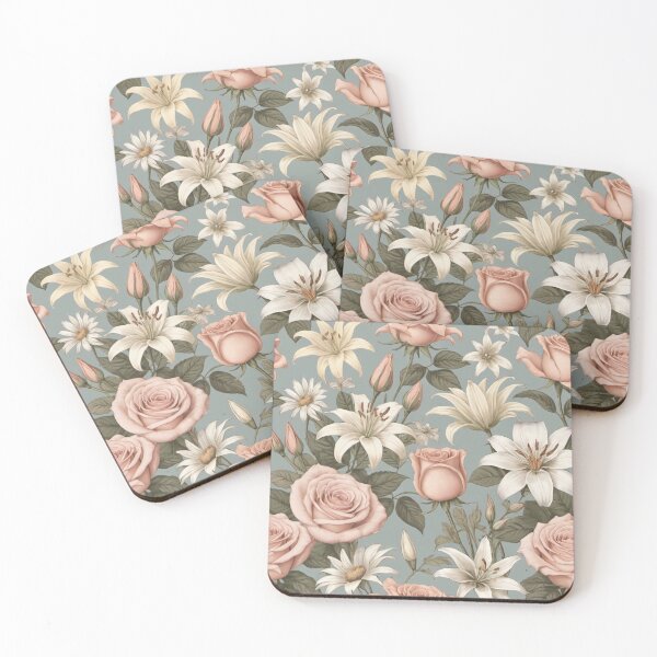 Item preview, Elegant Vintage Floral Pattern designed and sold by SeamPix.