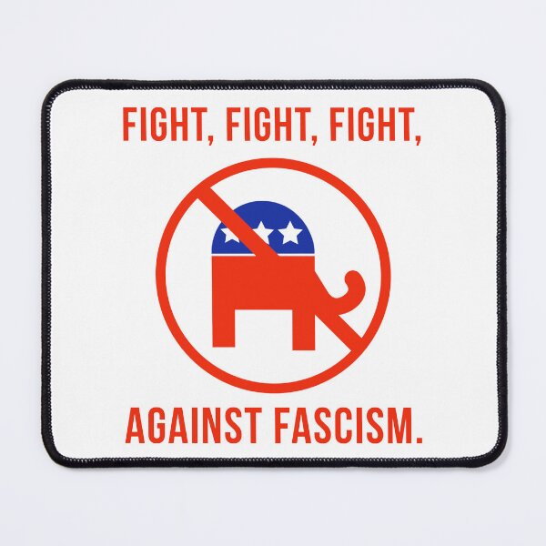 Item preview, Fight, fight, fight, against fascism designed and sold by Rachel the Artist .