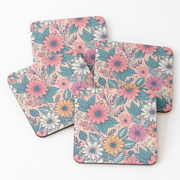 Item preview, Harmonious Vibrant Floral Pattern designed and sold by SeamPix.