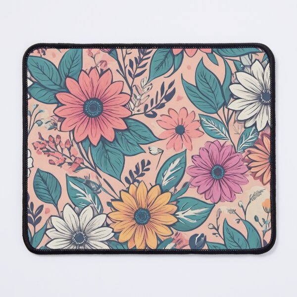 Item preview, Harmonious Vibrant Floral Pattern designed and sold by SeamPix.