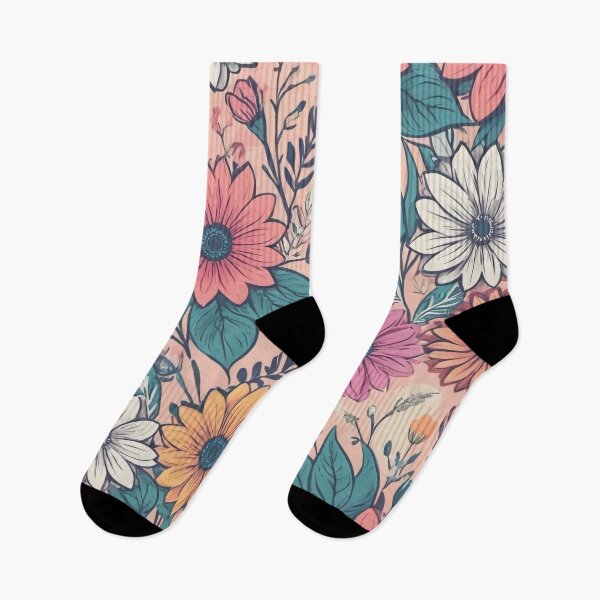 Item preview, Harmonious Vibrant Floral Pattern designed and sold by SeamPix.