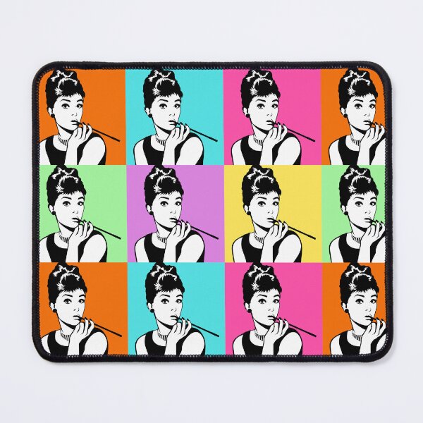 Aperçu de l'œuvre Audrey Hepburn, Petit-déjeuner chez Tiffany's Pop Art créée et vendue par Henrylizarraga.