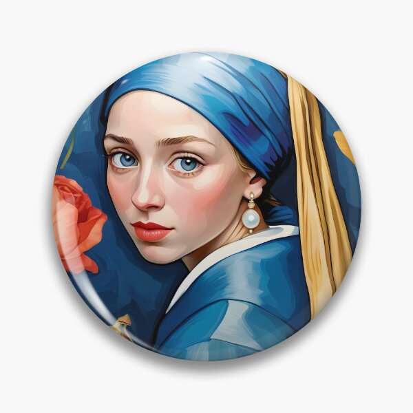 Item preview, Dutch Masters Pearl earrings girl Serie A-6 designed and sold by MastersInColor.