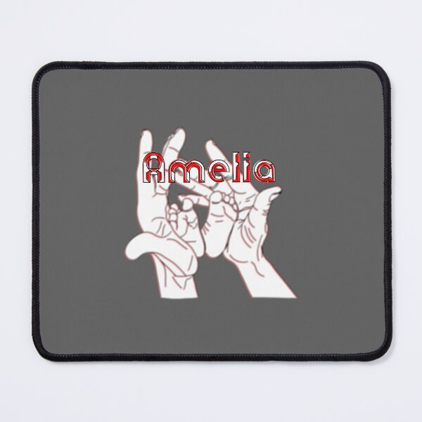 Item preview, Mother Mom holding baby feet in hands name Amelia designed and sold by 4rpixs.