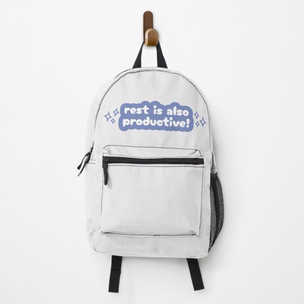 Item preview, Rest is Productive: Sparkling Blue Typography designed and sold by HELL0WBELLO.