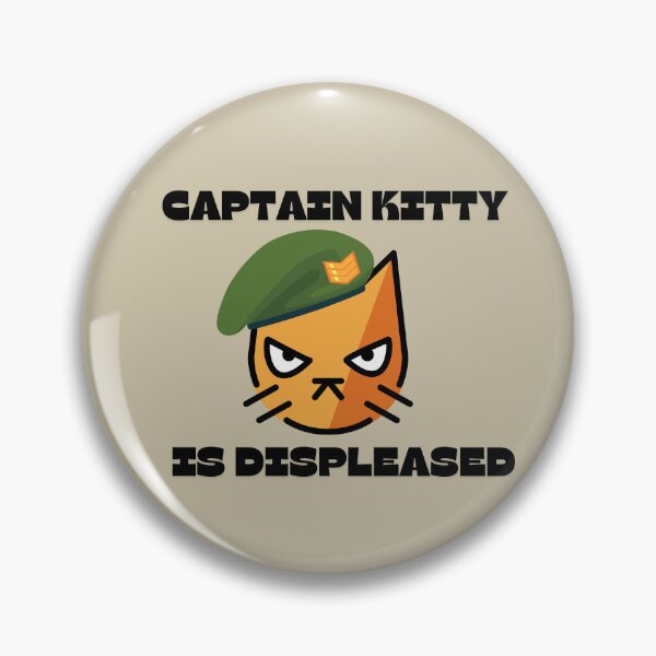 Item preview, Captain Kitty is displeased designed and sold by BlesstB.