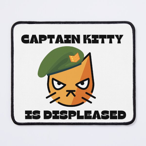 Item preview, Captain Kitty is displeased designed and sold by BlesstB.
