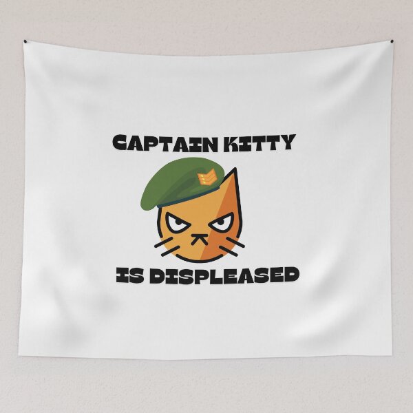 Item preview, Captain Kitty is displeased designed and sold by BlesstB.