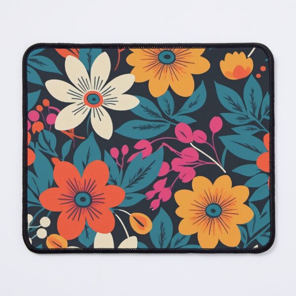 Item preview, Vibrant Modern Floral Pattern designed and sold by SeamPix.