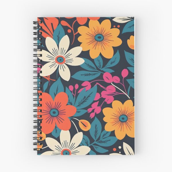 Item preview, Vibrant Modern Floral Pattern designed and sold by SeamPix.