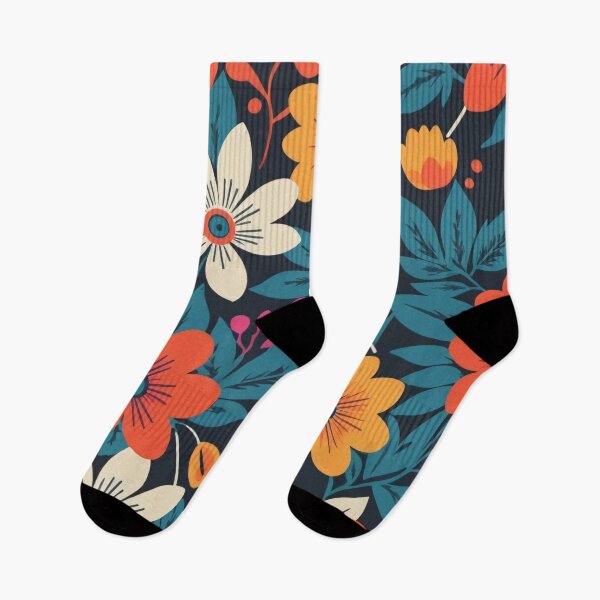 Item preview, Vibrant Modern Floral Pattern designed and sold by SeamPix.