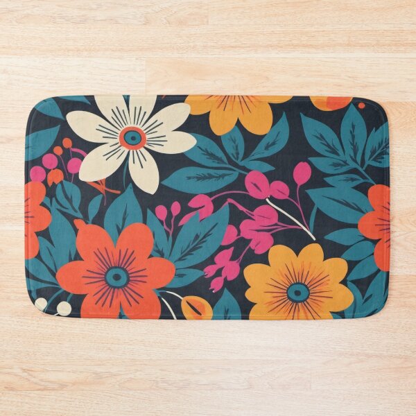 Item preview, Vibrant Modern Floral Pattern designed and sold by SeamPix.