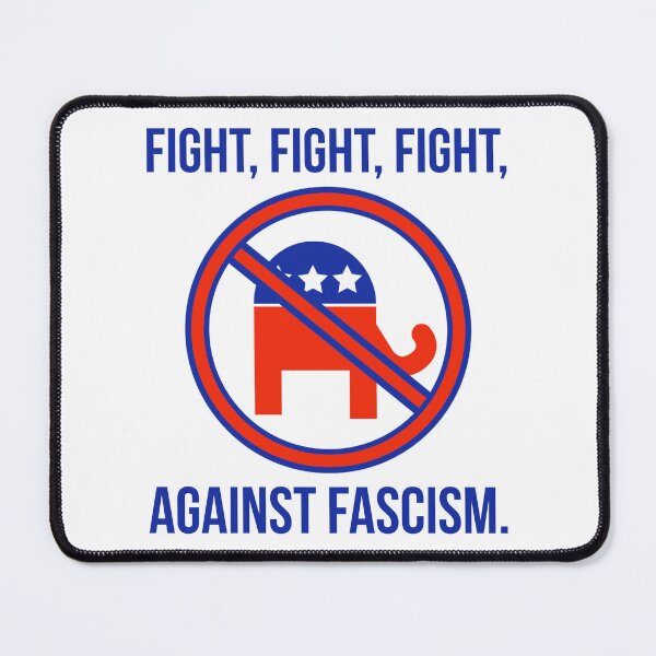 Item preview, Fight, fight, fight, against fascism designed and sold by Rachel the Artist .