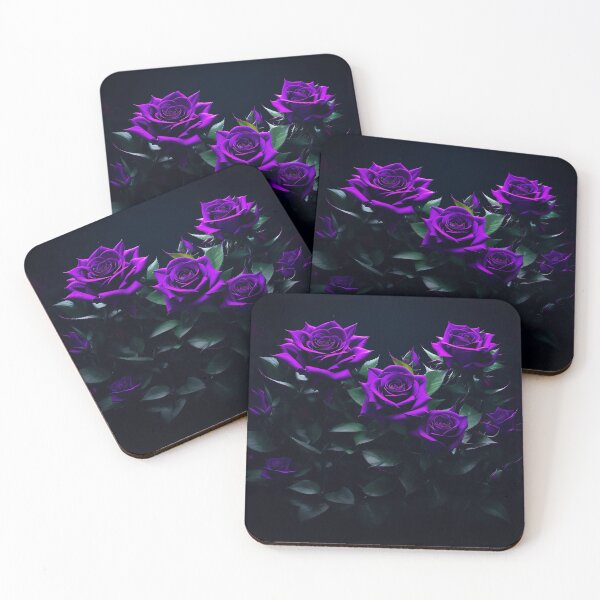 Item preview, wild purple roses  designed and sold by WildflowersAI.